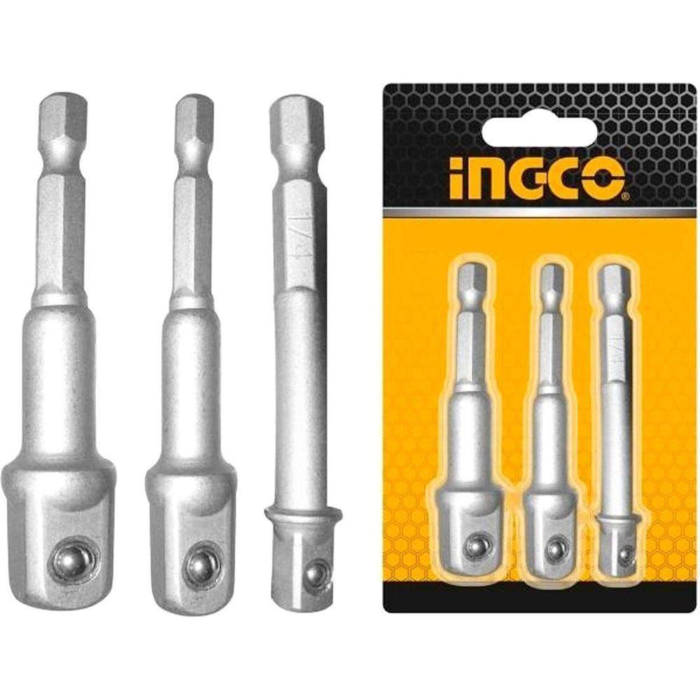 Ingco AMN365A01 Socket Adaptor 3pcs/Set - KHM Megatools Corp. Ingco AMN365A01 Socket Adaptor 3pcs/Set - KHM Megatools Corp.